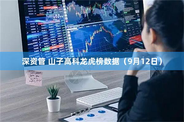 深资管 山子高科龙虎榜数据（9月12日）
