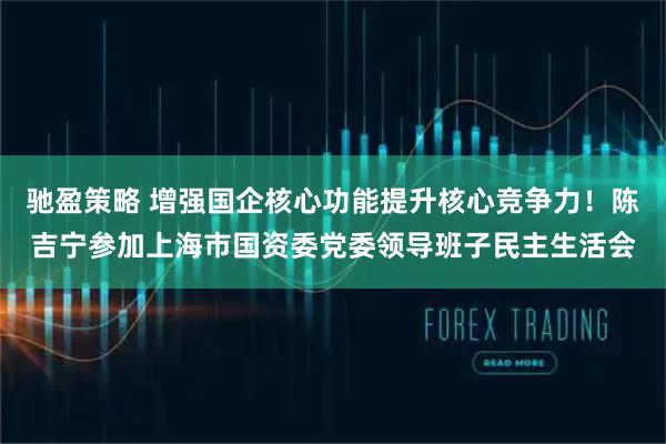 驰盈策略 增强国企核心功能提升核心竞争力！陈吉宁参加上海市国资委党委领导班子民主生活会